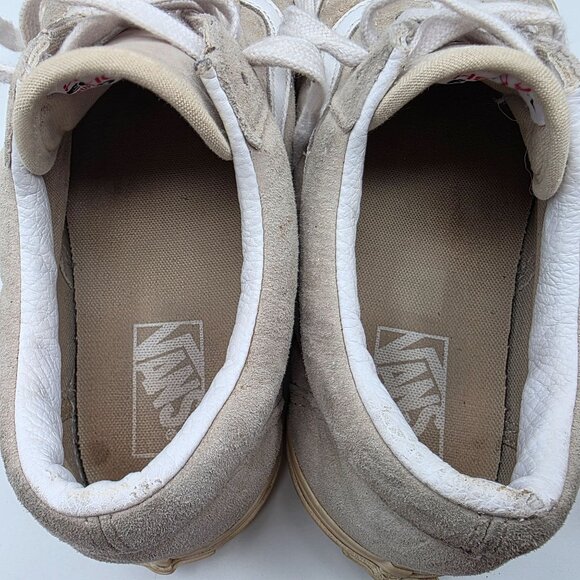 Vans Old Skool Heiq Eco Dry Mens Size 9.5 Beige White Low Top Skate Shoes main image 4
